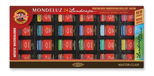 Koh-i-noor Mondeluz Watercolors Set X 24 Units 0