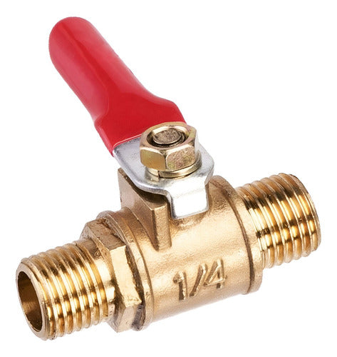 Ynter Spherical Valve for Compressor 1/4 Gas Thread - Double Thread 0