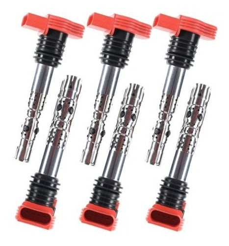 Audi 6 Ignition Coils Pack for A4 Quattro A6 Quattro 0