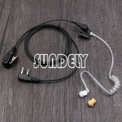 Baofeng Kenwood 2 Pin Acoustic Tube Earpiece UV5R 888 2