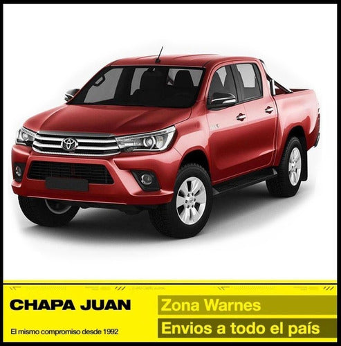 Pasarueda Guardaplast Hilux 2016 2017 2018 Derecho 1