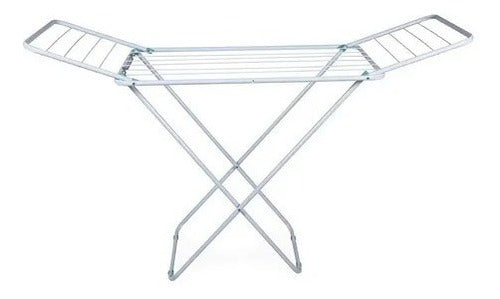 Aluminum Balcony Clothesline with Wings 153 x 56 x 94 cm Reinforced 0