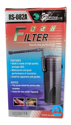 RS Electrical Filtro Interno 450 L/h Acuario Aiken 0