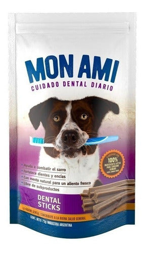 5 Unidad Mon Ami Snack Saludable Dental Sticks 400 G Cuidado 0