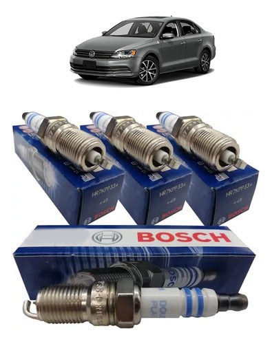 Bosch Kit Bujia Vento 2.5 (pzfr5j-11) Punta Platino X5 0