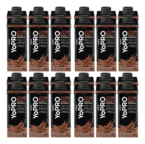 Yopro Danone Whey 250ml 25g Proteína - 24 Unidades Chocolate 2