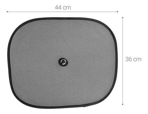 Parasol Cubre Ventana Para Auto Ventana Lateral 2 Unidades 1