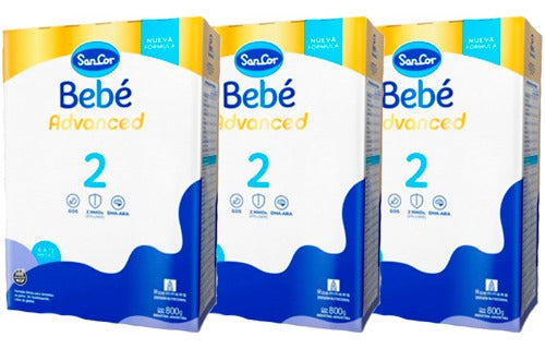 Sancor Bebé Advanced 2 Pack of 3 Units x 800g 0