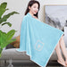 RONGXG Ladies Sling Bath Towel Wrap Women Coral Fleece Absorbent Bath Skirt 4