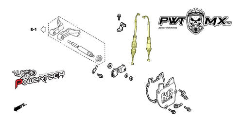 Honda Original Escape Valve Cable Set for CR 250 2002-2007 1