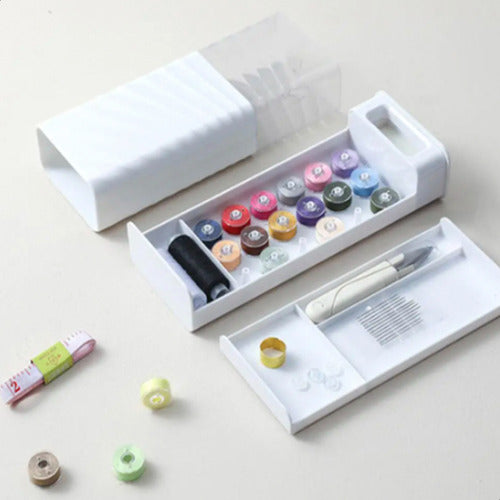 Complete Portable Two-Tier Sewing Box Set 3
