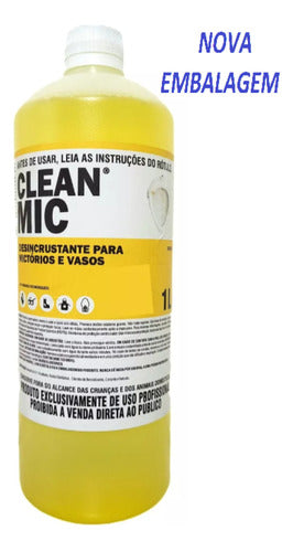 Desentupidor E Desincrustante De Mictório Clean Mic  1 Litro 1