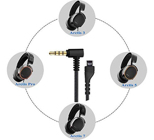 Cable De Audio De Repuesto Actualizado Vcddom Para Steelseri 2