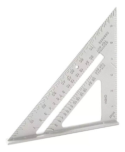 Matêzz Aluminum Framing Square with Hat 7 Inch 0