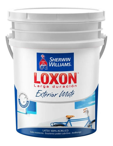 Sherwin Williams Loxon Exterior Matte Latex Paint 4 L 0