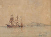 Manuel Larravide - Puerto Y Cerro Montevideo  Lámina 45x30cm 0