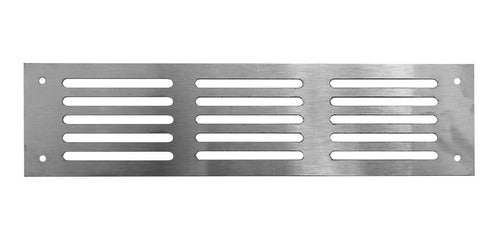 Radem Rejillas Para Ventilación Muebles, Hogar Acero Inox 30 X 7.5 0