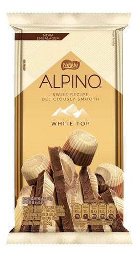 Chocolate Alpino Nestle White Top X 85g - Tienda Kako 0