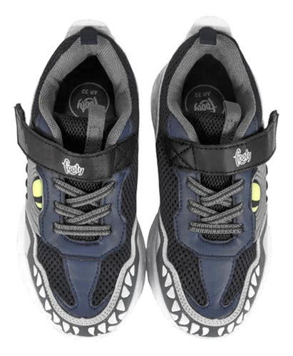 Footy Kids Sneakers - Pro666 Blue 5