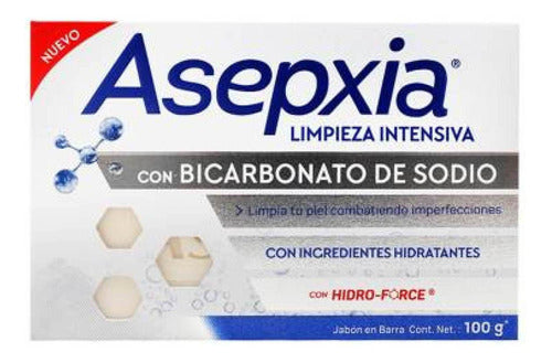 Asepxia 3 Un Bicarbonato Soap X 100grs Antiacné Grasitud 0