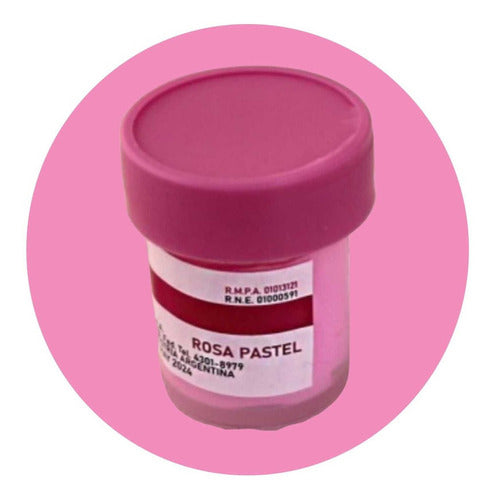 COTILLÓN WAF Pink Pastel Gel Food Coloring X1 1