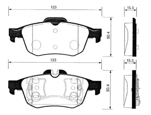 Lpr Renault Latitude 11 - Rear Brake Pad 1