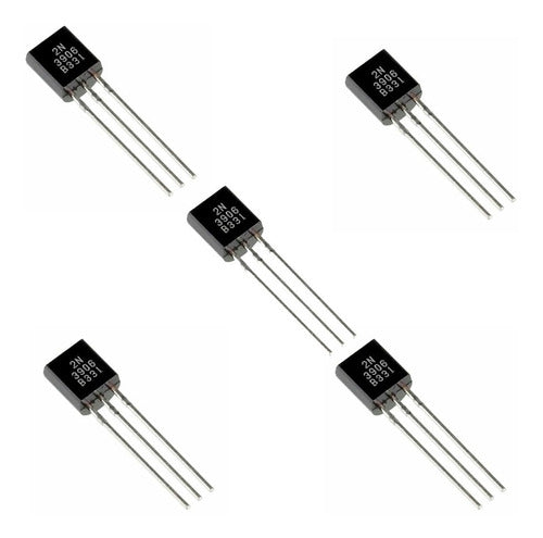 Pack 5x Transistor 2n3906 Pnp 40v 200ma To92 Arduino Nubbeo 0