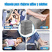 Inflatable Footrest for Travel - Airplane Support for Kids and Adults with Pump 4