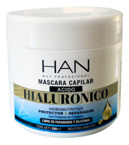 Han Kit Acido Hialuronico Shampoo+acondicionador+mascara 2