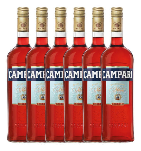 Campari Aperitivo Milano 750ml Combo Box X6 - GoBar® 0