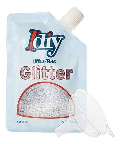 Idiy Glitter X 100g Extra Fine - Titanium 0