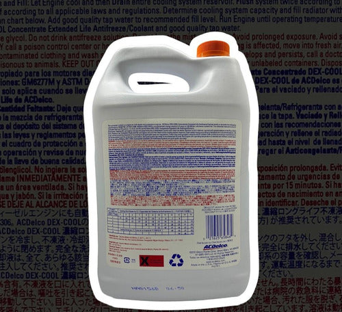 ACDelco 4 Liters Red Concentrated Antifreeze Coolant 3