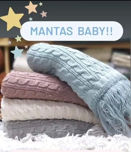 Kamara Diseño & Deco Mantas Baby Tejidas De Algodón 1 X 0.70 M 0