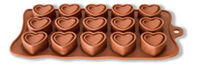 Silicone Heart Mold with Edge for Candles, Wax Melts, and Soaps 0