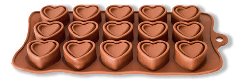 Silicone Heart Mold with Edge for Candles, Wax Melts, and Soaps 0