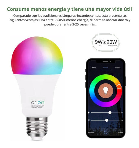 Orion Combo Smart 4 Units - WiFi LED Lamp - RGB - 9W 2