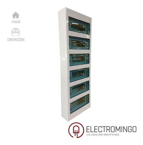 Asanno Gabinete Tablero Caja Térmicas Exterior PVC 72 Bocas 1