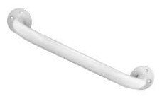 Docla 45cm White Epoxy Safety Grab Bar Handle with Fixtures 1