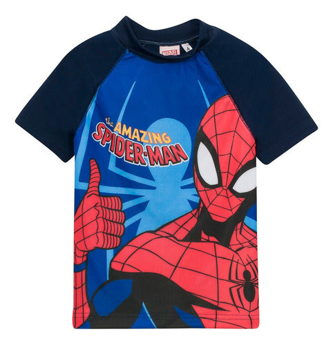 Marvel Spiderman Short Sleeve UV50 Sun Protection Shirt 0