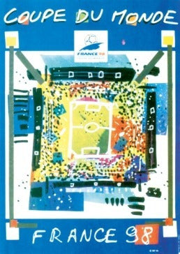 Campeonato Mundial De Fútbol Francia 98 - Lámina 45x30 Cm. 1