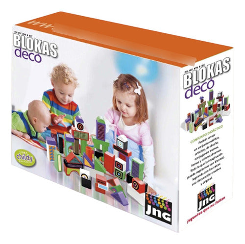 JNG Blokas Deco Stacking Blocks Educational Game 1