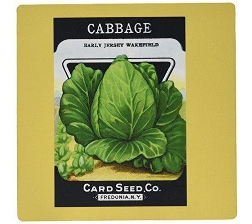 3Drose Cabbage Early Jersey Wakefield Seed Packet From 0