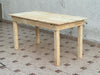 Solid Pine Wood 120x70 Kitchen Dining Table 3x3 Legs Factory Made 4