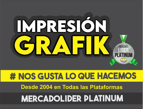 Impresion Grafik Premium Decorative Vinyl 1x0.80 Mt 6