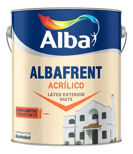 Albafrent Latex Acrilico Exterior Cubritivo 10L Proteccion 0