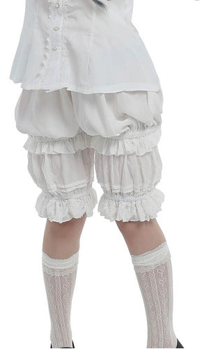 Nuoqi Sweet Lolita Bloomers Novelties Steampunk Pants 1