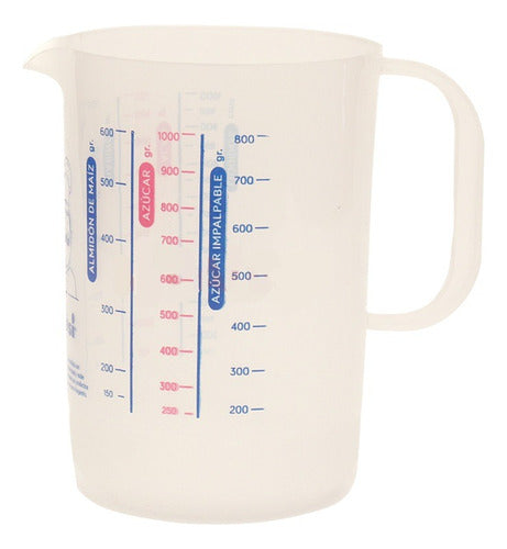 Plastic Measuring Jug for Kitchen 1000ml Gastronomy 0