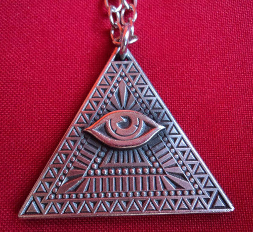 Illuminati All Seeing Eye Pendant Necklace/Keychain 3