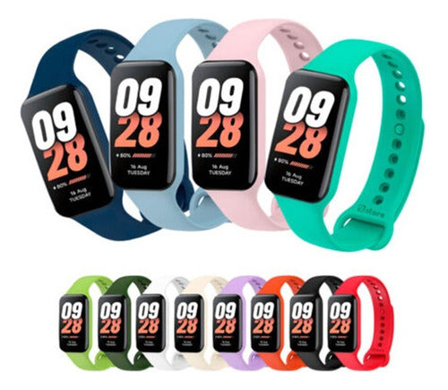 Miaband Adjustable Silicone Strap for Xiaomi Redmi Smart Band 8 Active 0