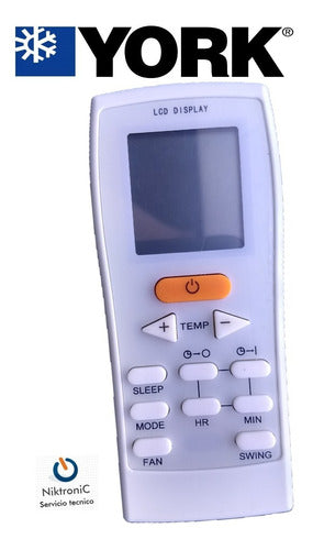 York Air Conditioner Remote Control GZ-12B-E1 1